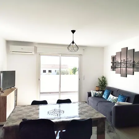 Appart Pour 2 A 4 Personnes,Grande Terrasse, A 5Mn A Pied De La Plage Apartmán *