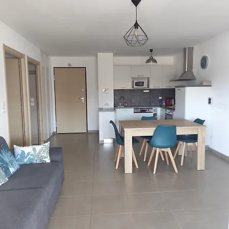 Joli T2 tout équipé en résidence à 500m de la plage pour 4 pers