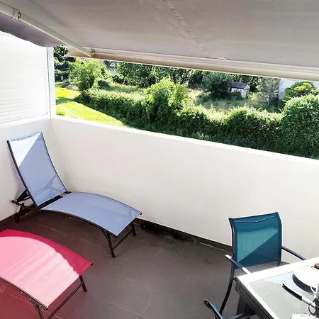 Apartamento T2 en résidence avec belle terrasse, à 5mn à pied de la plage *